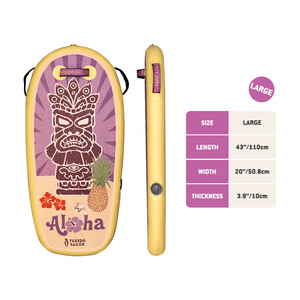 Kid inflável Paddle Board Bodyboard - Totem Amarelo