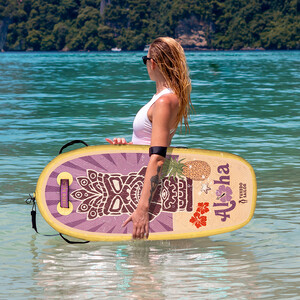 Kid inflável Paddle Board Bodyboard - Totem Amarelo