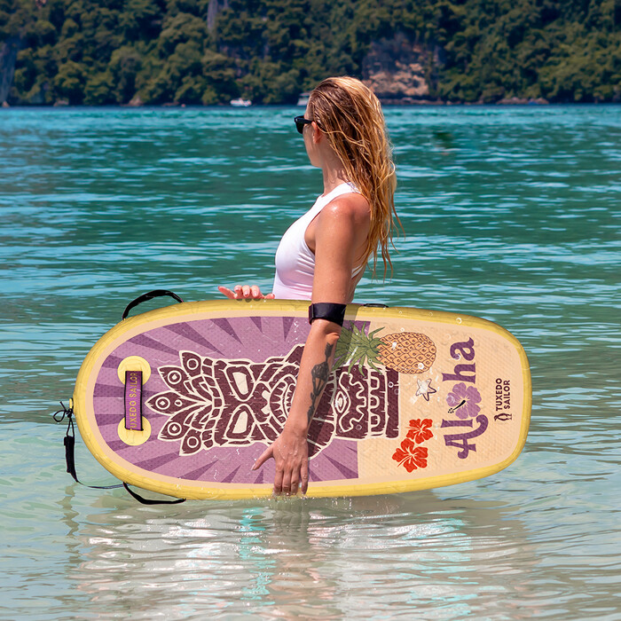 Kid inflável Paddle Board Bodyboard - Totem Amarelo