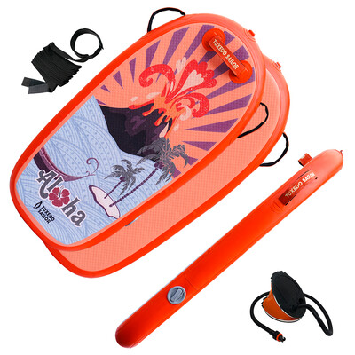 Kid inflável Paddle Board Bodyboard - Laranja