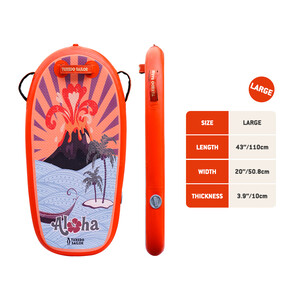 Kid inflável Paddle Board Bodyboard - Laranja