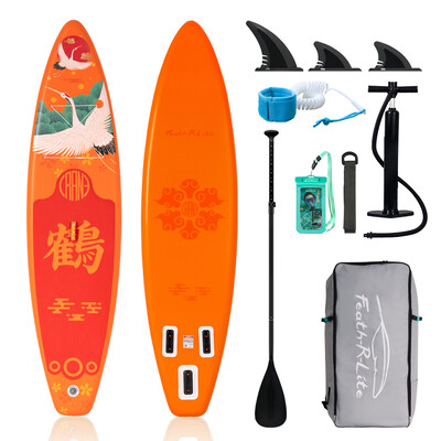 Inflável Surfing Paddle Board 11' - Guindaste Laranja