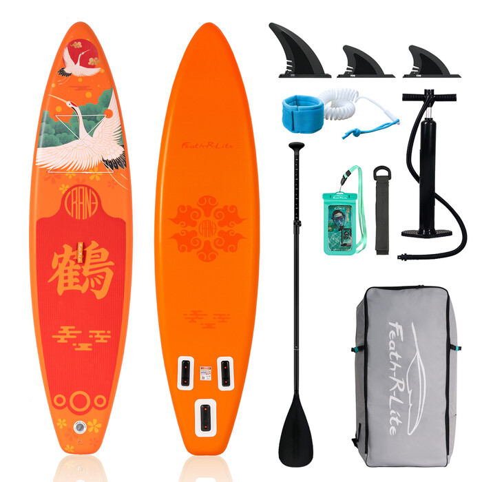 Inflável Surfing Paddle Board 11' - Guindaste Laranja