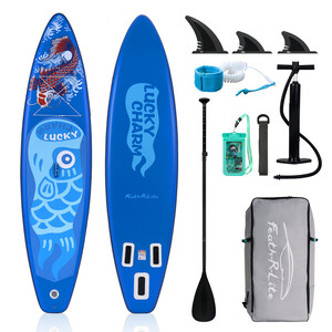 Inflável Surfing Paddle Board 11' - Sorte Azul