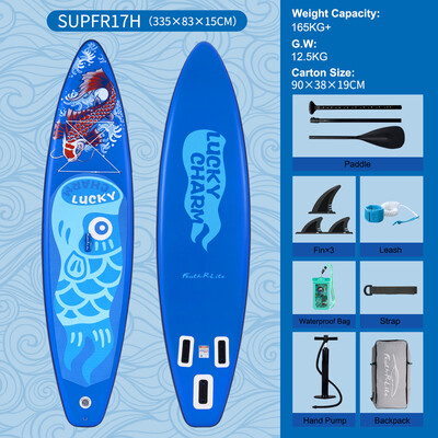 Inflável Surfing Paddle Board 11' - Sorte Azul