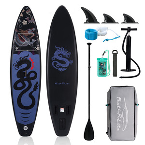 Inflável Surfing Paddle Board 11' - Dragão Negro