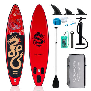 Inflável Surfing Paddle Board 11' - Dragão Vermelho